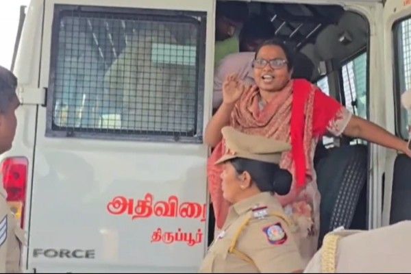 நாதக தாராபுரம் வேட்பாளர் கார்த்திகா கைது