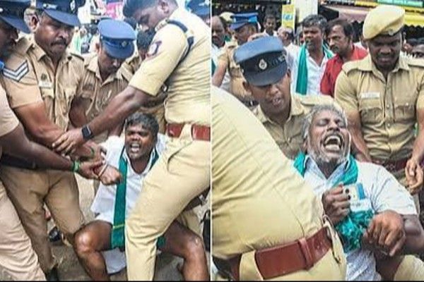 உண்ணாவிரத போராட்டத்தில் ஈடுபட முயன்ற விவசாயிகள் கைது!