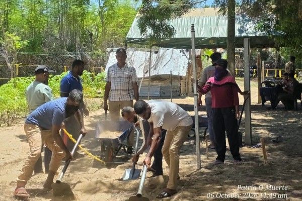 குருக்கள்மடம் மனிதப் புதைகுழி பகுதியில் மண் படிம மாதிரி பரிசோதனை ஆரம்பம்