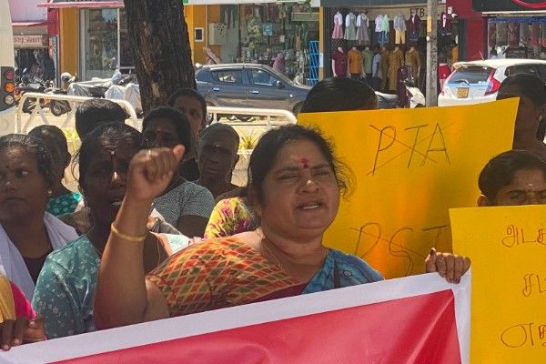 பயங்கரவாதத்திலிருந்து அரசைப் பாதுகாக்கும் சட்டமூலத்திற்கு எதிராக மட்டக்களப்பில் போராட்டம்!