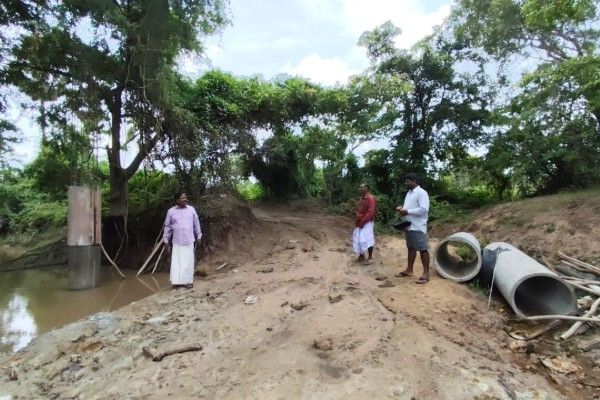 களமோட்டை பாலத்தின் நிர்மாணப்பணிகள் ஆரம்பம்