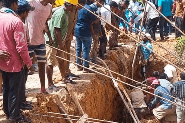 மண்மேடு சரிந்து விழுந்து ஒருவர் உயிரிழப்பு!